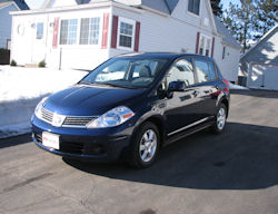 Front of Versa from Drivers side