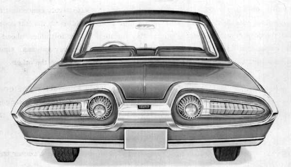 Rear View of Turbine Car